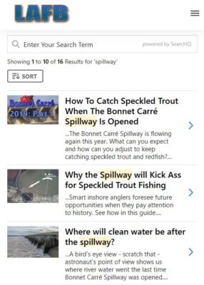 LAFB Blog Spillway Pics