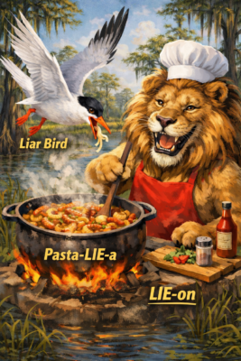 Lyin' in the marsh kitchen