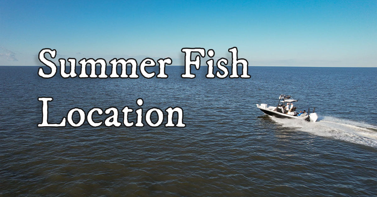 Locate Summertime Speckled Trout & Redfish